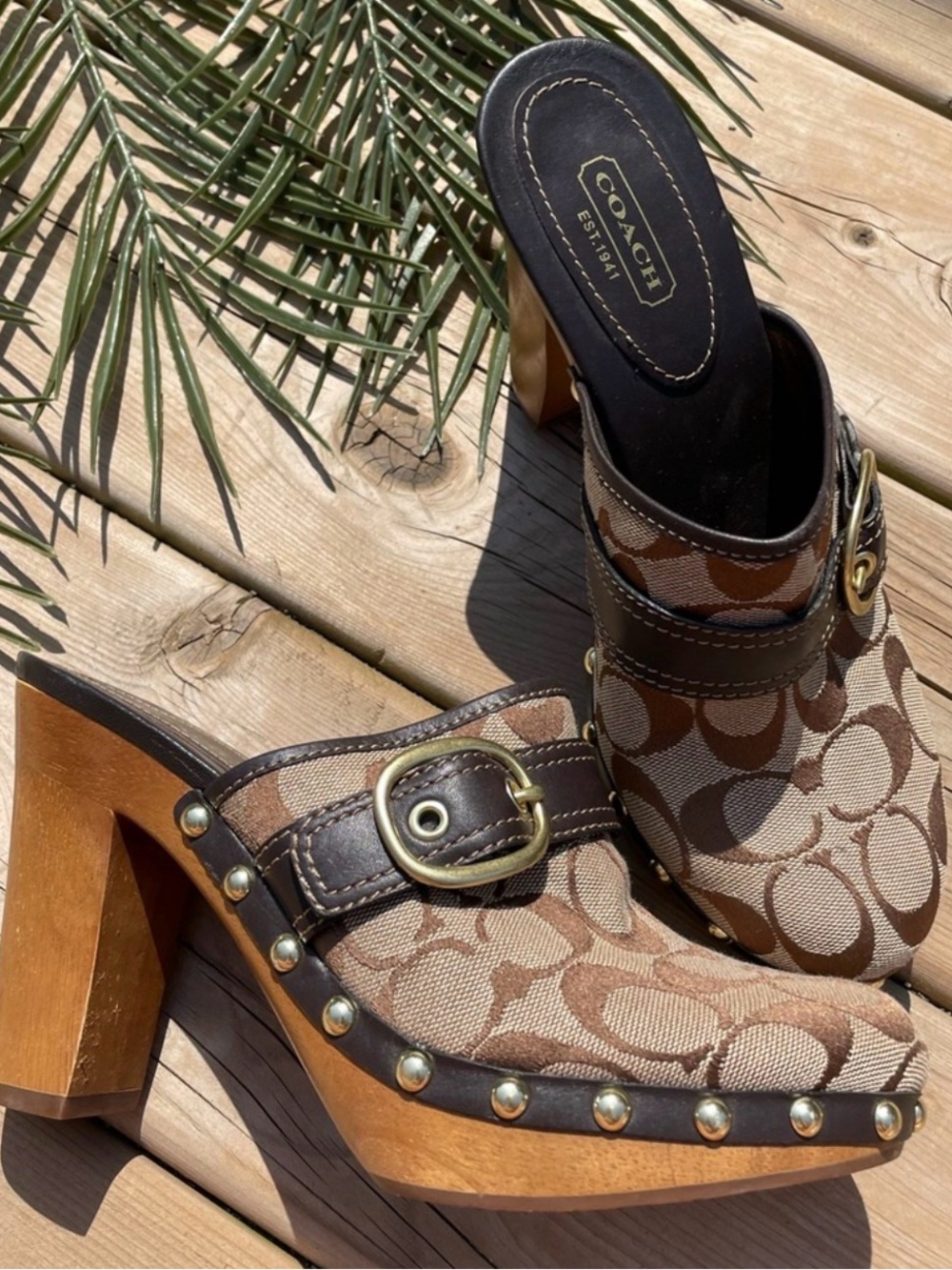 Coach Monogram Clogs - Picture 3 of 6